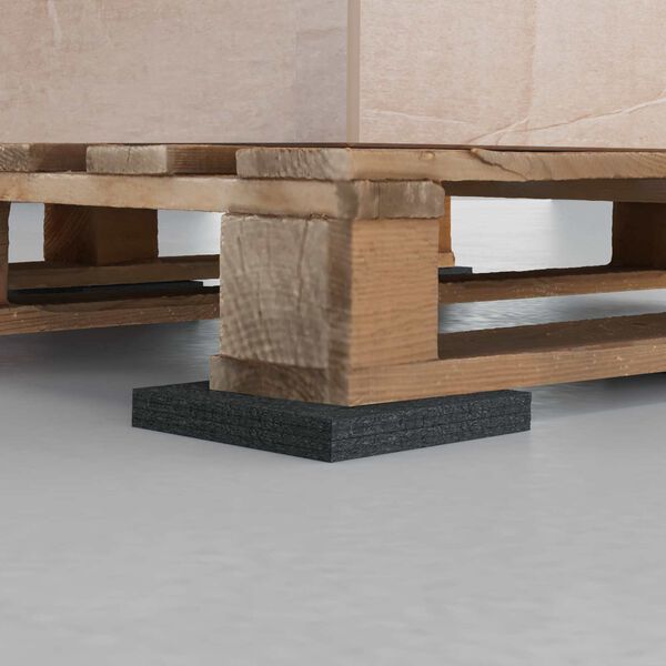 vidaXL Pad de Cauciuc Negru Cauciuc