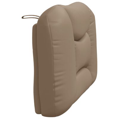 vidaXL Pernă pentru tăblie pat, cappuccino, 80 cm, piele artificială