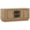 vidaXL Cabinet TV 102 x 35 x 45 cm Stejar Artizanal Lemn compozit