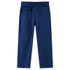 vidaXL Pantaloni pentru copii cu șnur, bleumarin, 104