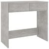 vidaXL Birou, gri beton, 80x40x75 cm, lemn prelucrat
