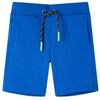 vidaXL Pantaloni pentru copii cu șnur, albastru, 104