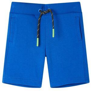 vidaXL Pantaloni pentru copii cu șnur, albastru, 104