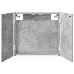 vidaXL Cabinet pentru ținte de darts Gri Beton 56 x 12 x 53,5 cm