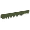 vidaXL Margine pentru gazon 50 pcs 103 x 15 cm metal Verde măsliniu