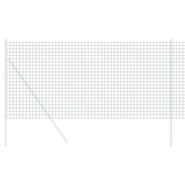 vidaXL Gard Euro Verde 1.4 x 10 m Fier acoperit cu PVC