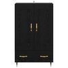vidaXL Bufet cu sertar Stejar Negru 69,5 x 31 x 115 cm Lemn compozit
