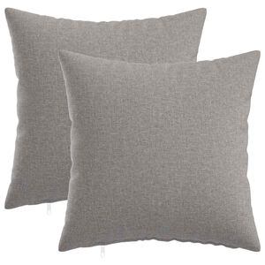vidaXL Husă pentru pernă 2 buc. HEERLEN Gri nori 30 x 30 cm Țesătură