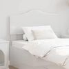 vidaXL Tăblie cap cu headboard Alb Lucios 75 cm Lemn compozit
