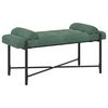 vidaXL Bancă cu butoane și perne Verde Mării 110 x 40 x 46 cm Catifea