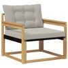 vidaXL Set de canapele de exterior Lemn solid de Acacia și Textilene