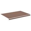 vidaXL P&acirc;nză de rezervă pentru copertină, maro, 4,5x3 m