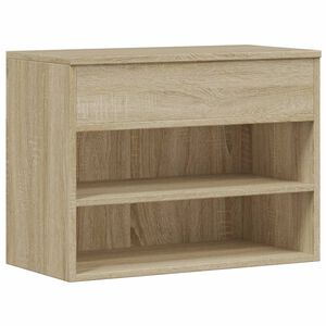 vidaXL Banchetă pantofar, stejar sonoma, 60x30x45 cm, PAL