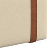 vidaXL Cap de pat suspendat Pe perete Crem 210 x 55 x 5 cm PU antic
