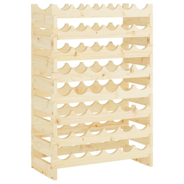 vidaXL Suport de vinuri, 65x29x90 cm, lemn masiv de pin