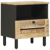 vidaXL Noptieră natural 40 x 33 x 46 cm Lemn de mango solid