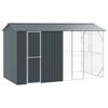 vidaXL Cușcă pentru păsări Antracit 430 x 208 x 247 cm Oțel Galvanizat