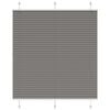vidaXL Jaluzea plisată Antracit 115x100 cm Lățime țesătură 114,4 cm