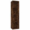 vidaXL Bibliotecă/dulap TV stejar fumuriu 36x30x143 cm lemn prelucrat