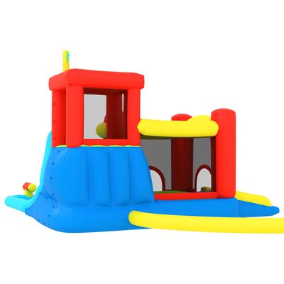 Happy Hop Castel gonflabil cu tobogan și piscină, 330x441x233 cm