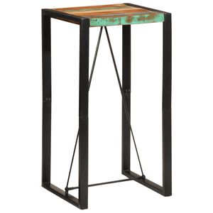 vidaXL Masă de bar, 60x55x110 cm, lemn masiv reciclat