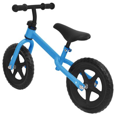 vidaXL Bicicletă pentru echilibru 10 inci, cu roți, albastru