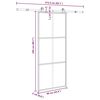 vidaXL Ușă glisantă cu set feronerie, 90x205 cm, sticlă ESG/aluminiu
