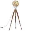 vidaXL Lampă de podea trepied, 165 cm, lemn masiv de mango