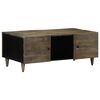 vidaXL Masuta de cafea gri deschis 100x54x40 cm lemn masiv de mango