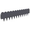 vidaXL Margine pentru gazon 30 buc. 103 x 25 cm Oțel Antracit