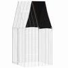 vidaXL Custodie pentru iepuri Argintiu 100 x 100 x 210 cm
