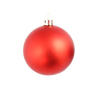 vidaXL Set globuri de Crăciun 100 de piese, 3/4/6 cm, roșu
