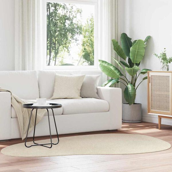 vidaXL Covoare de zonă HUARTE Bej 140 x 200 cm Poliester