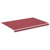 vidaXL P&acirc;nză de rezervă copertină, roșu vișiniu, 4,5x3 m, poliester