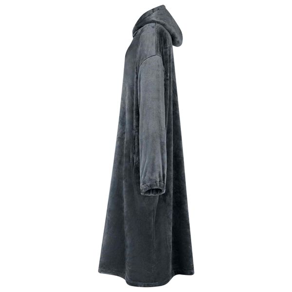 vidaXL Hanorac pătură Albastru marin m Flanelă