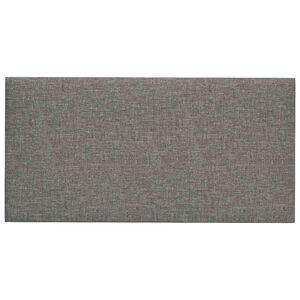vidaXL Tăblie de Pat pentru Perete 12 pcs Gri deschis 30 x 15 cm
