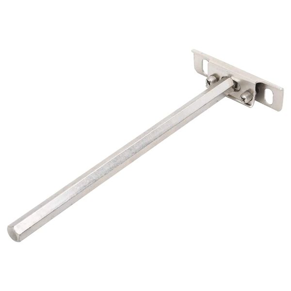 vidaXL Suporturi pentru rafturi plutitoare 12buc Oțel carbon invizibil