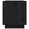 vidaXL Comodă TV, negru, 80x35x40,5 cm, lemn masiv de pin