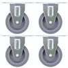 vidaXL Roți fixe, 4 buc., 75 mm