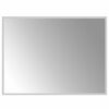 vidaXL Oglindă de baie cu LED Transparent 80 x 60 cm sticlă securizată