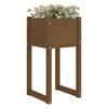 vidaXL Jardiniere, 2 buc., maro miere, 40x40x81 cm, lemn masiv de pin