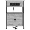 vidaXL Dulap de noapte Gri Sonoma 40 x 31 x 60 cm Lemn compozit