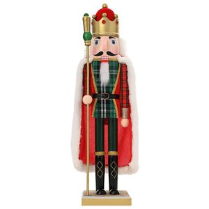 vidaXL Crăciun Nutcracker TURKU Roșu și Negru 50 cm