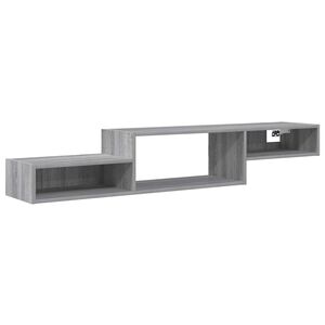 vidaXL Sistem de TV montat pe perete Montare pe perete Sonoma gri