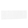 vidaXL Tăblie de pat pentru perete, alb, 185x3x60 cm, lemn masiv pin