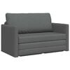 vidaXL Pat canapea Gri &icirc;nchis 124 x 71 x 78 cm țesătură