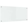 vidaXL Panou de bucătărie Transparent 110 x 50 cm sticlă securizată
