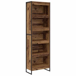 vidaXL Dulap pentru cărți 60 x 30 x 189,5 cm Lemn prelucrat Lemn Vechi