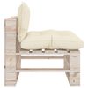 vidaXL Set mobilier grădină din paleți, cu perne, 7 piese, lemn de pin