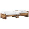 vidaXL Cadru de Pat cu Tăblie Lemn vechi 80 x 200 cm Lemn prelucrat